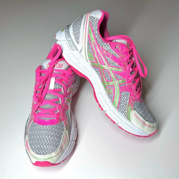 Asics Women’s Gel-Excite 2 Athletic Running Shoes White Pink Green Size- 8.5 - Picture 7 of 9